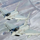 Illustration for article titled These Shots Of Fulcrums and Eurofighters Over Lithuania Are Amazing